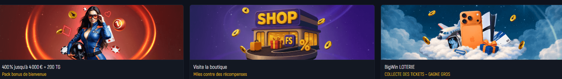 Jusqu'à 4000 € et 200 Free Spins